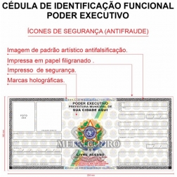 CÉDULA DE IDENTIFICAÇÃO FUNCIONAL - PODER EXECUTIVO