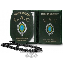 KIT C.A.C VERDE - CARTEIRA + DISTINTIVO